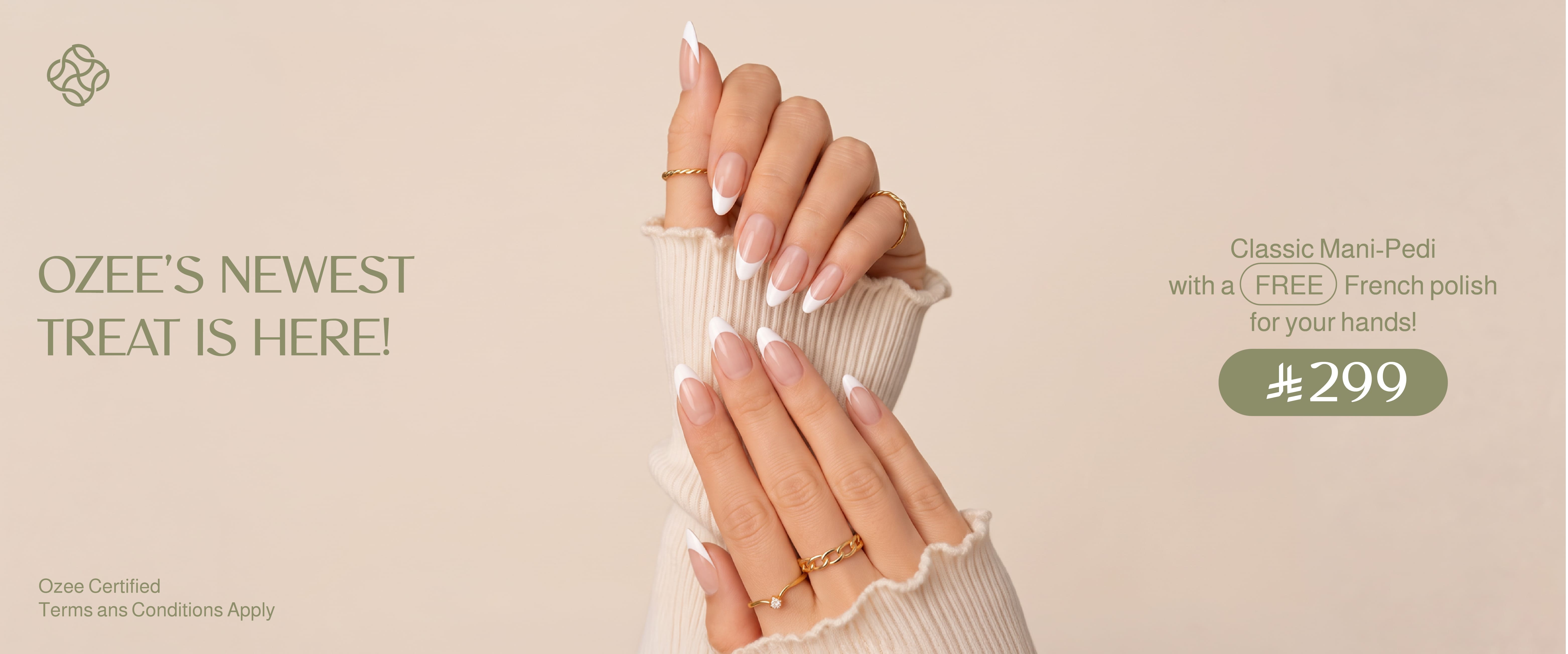 Classic Manicure and Pedicure& Free French Regular Polish