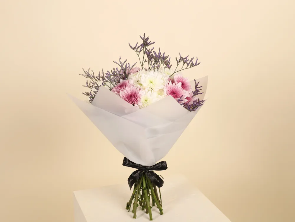Purple cherry bouquet